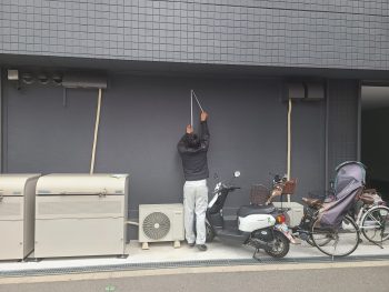 エアコン室外機　現場調査